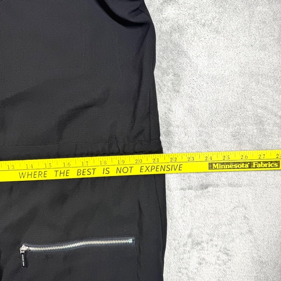 Michael Kors Women’s Size 14 Black Sleeveless Utility Shirt Dress Zip Pockets - Picture 9 of 10